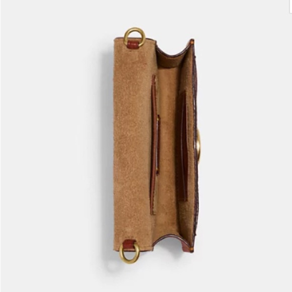 Coach Tabby Crossbody Wristlet In Signature Canvas - Picture 3 of 10